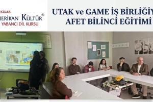 Avcılar Amerikan Kültür Yabancı Dil Kursu Afet Bilinci ve Hazırlık Eğitimi verdik
