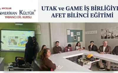 Avcılar Amerikan Kültür Yabancı Dil Kursu Afet Bilinci ve Hazırlık Eğitimi verdik.
