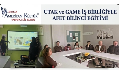 Avcılar Amerikan Kültür Yabancı Dil Kursu Afet Bilinci ve Hazırlık Eğitimi verdi